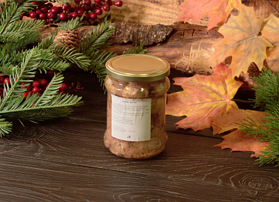 Превью Печень трески (стеклянная банка 500 грамм)