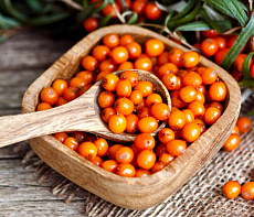 Облепиха очищенная дикорастущая замороженная Экстра 500 г