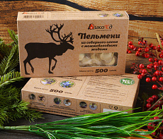 Пельмени из северного оленя с можжевеловыми ягодами 500 г