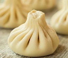 Хинкали из лося с салом кабана