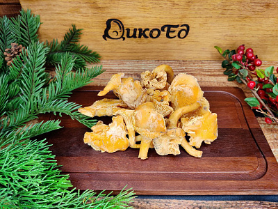 Превью Грибы лисички целые, замороженные 1,5 кг