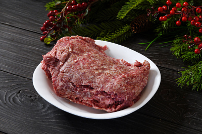 Превью Фарш из мяса лося (с добавлением шпика кабана 20%)